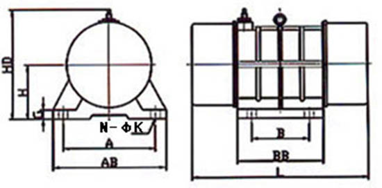 YZU振動(dòng)篩技術(shù)參數(shù):振動(dòng)力kn:1-15額定功率kw:0.09-1.5