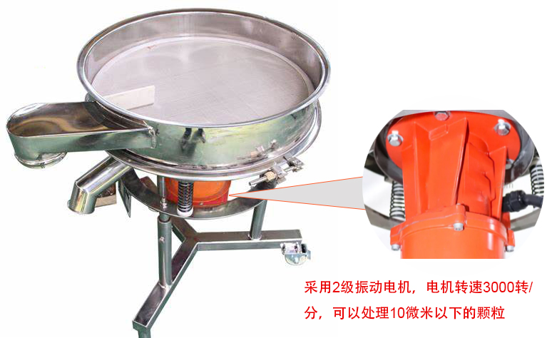 高頻篩特點：框體加高可防止漿液往外飛濺；加擋料板可加快排料，提高篩分效率