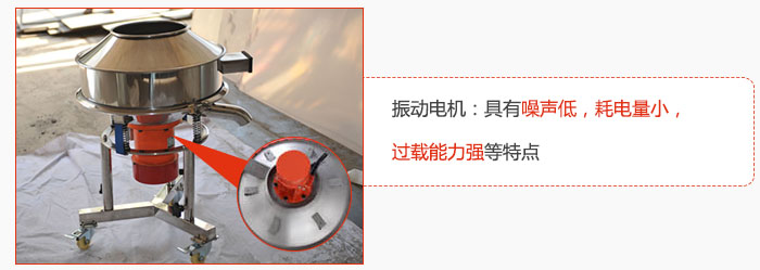 振動電機：具有噪聲低，耗電量小，過載能力強等特點