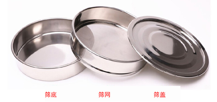 篩底，篩網，篩蓋展示圖